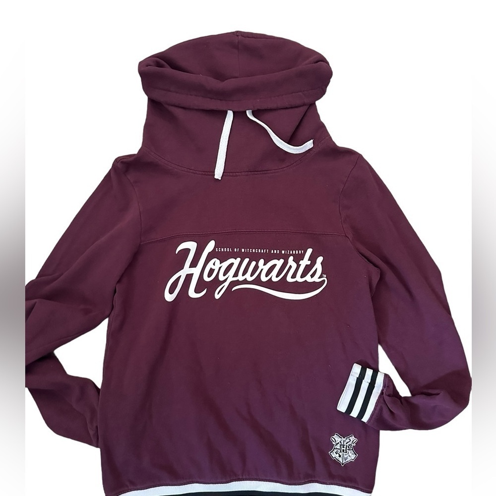 Harry Potter “Hogwarts" Cowlneck Graphic size Large juniors - Picture 2 of 4